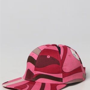 NWT pink Pucci cap size 1 & authentic matching swimsuit worn once for photoshoot